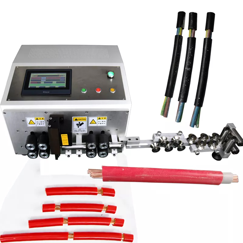 Máy cắt và tuốt dây điện, dây cáp đa lõi tự động cao cấp HS-BX08